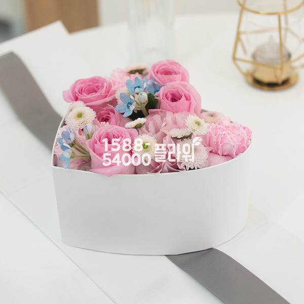 핑크플로랄 꽃박스