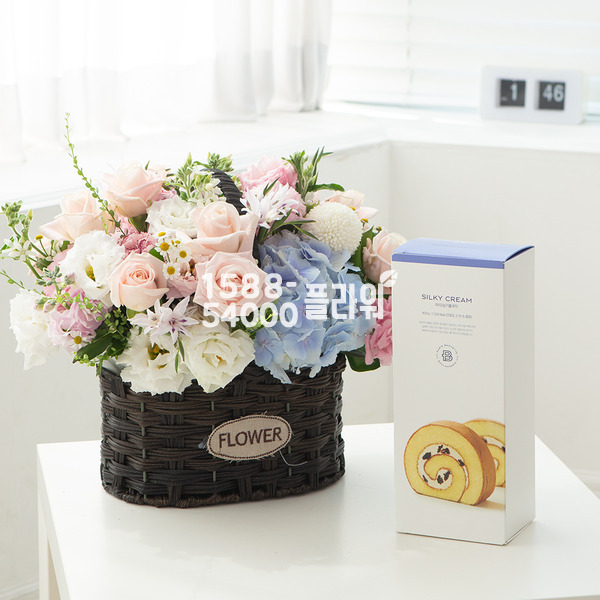 롤케익꽃바구니2