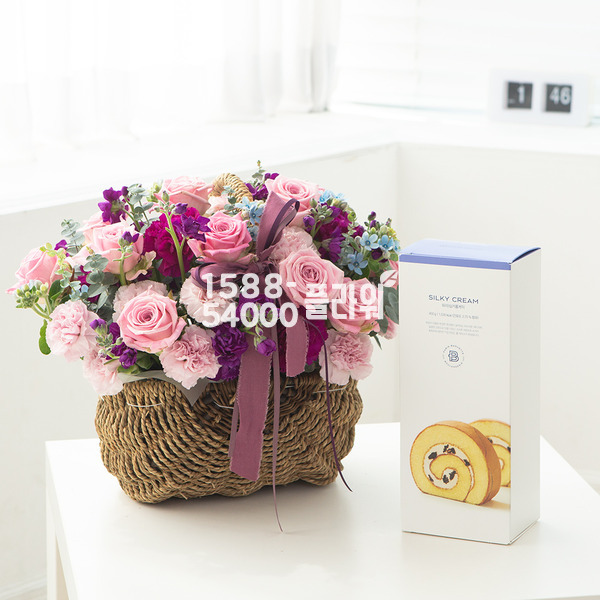 롤케익꽃바구니5